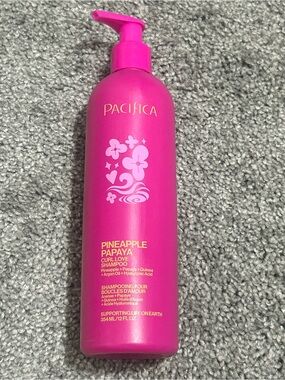 Pacifica Pineapple Papaya Curl Love Shampoo - Hot Pink Bottle